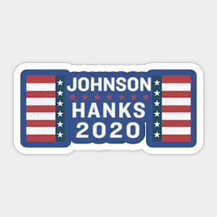 Johnson/Hanks 2020 Sticker